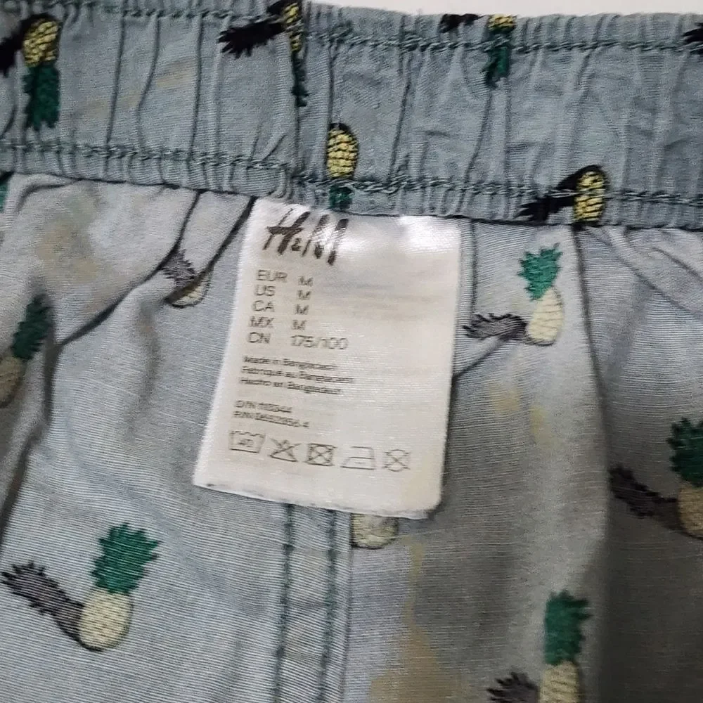 H&M Men's Colorful Fruits Boxers Set of 5 Piece Size Medium M